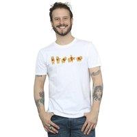 Disney Men's Winnie The Pooh Stretching T-Shirt in White | Size: Large