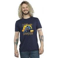 DC Comics Men's Batman Bats Dont Scare Me T-Shirt in Navy | Size: XL