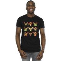 Disney Men's Lilo & Stitch Halloween Costumes T-Shirt in Black | Size: Small