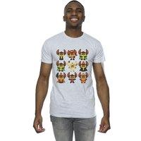 Disney Men's Lilo & Stitch Halloween Costumes T-Shirt in Grey | Size: Medium