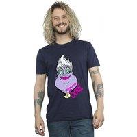 Disney Men's Villains Ursula Unfortunate Soul T-Shirt in Navy | Size: 2XL