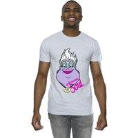 Disney Men's Villains Ursula Unfortunate Soul T-Shirt in Grey | Size: 4XL