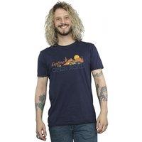 Disney Men's Cars Explore The Open Road T-Shirt in Navy | Size: Small