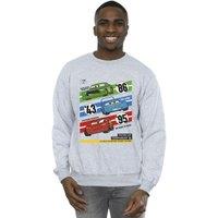 Disney Men's Cars Piston Cup Champions Sweatshirt in Grey | Size: 2XL