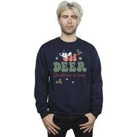 Disney Men's Bambi Oh Deer Sweatshirt in Navy | Size: 2XL