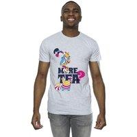 Disney Men's Alice In Wonderland More Tea T-Shirt in Grey | Size: 3XL