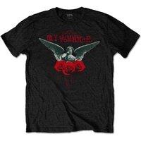 My Chemical Romance Men's Angel Of The Water Cotton T-Shirt in Black | Size: Large