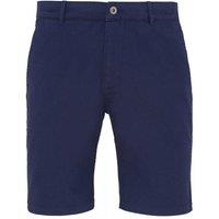 Asquith & Fox Men's Casual Chino Shorts in Navy | Size: 2XL