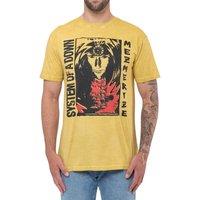 System Of A Down Men's Reflections Mineral Wash T-Shirt in Mustard | Size: Large