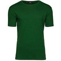 TEE JAYS Men's Interlock T-Shirt in Bottle Green | Size: Medium