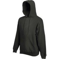 Fruit of the Loom Men's Premium 70 30 Hooded Sweatshirt Hoodie in Charcoal | Size: Large
