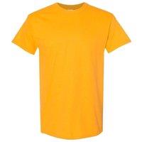 Gildan Men's Heavy Cotton Short Sleeve T-Shirt (Pack Of 5) in Gold | Size: Medium