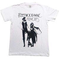 Fleetwood Mac Men's Rumours Cotton T-Shirt in White | Size: 5XL