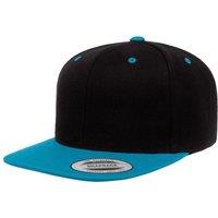 Yupoong Men's The Classic Premium Snapback 2-Tone Cap in Black