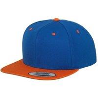 Yupoong Men's The Classic Premium Snapback 2-Tone Cap in Dark Blue