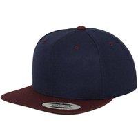 Yupoong Men's The Classic Premium Snapback 2-Tone Cap in Dark Navy