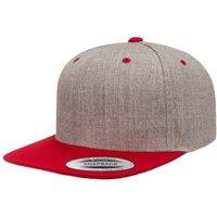 Yupoong Men's The Classic Premium Snapback 2-Tone Cap in Pale Grey