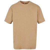 Build Your Brand Men's Oversized T-Shirt in Light Beige | Size: Large