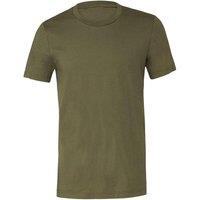 Bella + Canvas Men's Crew Neck T-Shirt in Dark Green | Size: 2XL