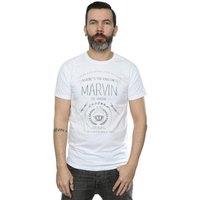 Looney Tunes Men's Wheres The Kaboom Marvin The Martian Cotton T-Shirt in White | Size: Large