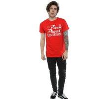 Toy Story Men's Pizza Planet Cotton T-Shirt in Red | Size: Medium