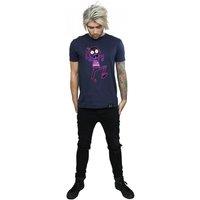 Rick & Morty Men's Multiverse Run Cotton T-Shirt in Black | Size: Large
