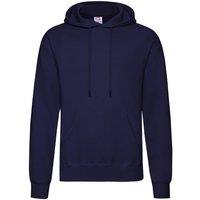 Fruit of the Loom Men's Hooded Sweatshirt Hoodie in Navy | Size: Medium