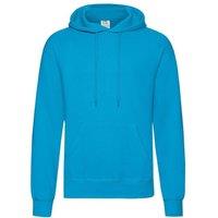 Fruit of the Loom Men's Hooded Sweatshirt Hoodie in Blue | Size: XL