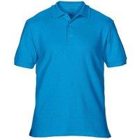 Gildan Men's Premium Cotton Sport Double Pique Polo Shirt in Dark Blue | Size: 3XL