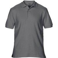 Gildan Men's Premium Cotton Sport Double Pique Polo Shirt in Charcoal | Size: 3XL