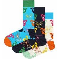 Happy Socks Men's 3 Pack & Mixed Dog Socks Gift Set | Size: 6-11
