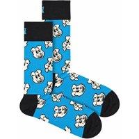 Happy Socks Men's 1 Pack & Cotton Blue Doggo Design Socks | Size: 6-11