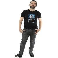 Star Wars: The Last Jedi Men's R2-D2 Brushed Cotton T-Shirt in Black | Size: XL