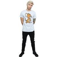 Tom & Jerry Men's Angry Mouse T-Shirt in Grey | Size: Medium