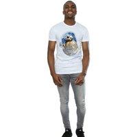 Star Wars: The Last Jedi Men's BB-8 Brushed Cotton T-Shirt in White | Size: XL