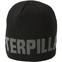 Caterpillar Men's Branded Beanie Cap in Black