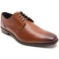 Thomas Crick Men's 'Falcon' Derby Formal Leather Lace-up Shoes in Tan | Size: 7