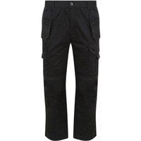 PRORTX Men's Tradesman Cargo Trousers in Black | Size: Large