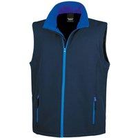 Result Men's Printable Softshell Body Warmer in Dark Navy | Size: XL