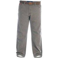 Duke Clothing Men's D555 London Brian Bedford Cord Kingsize Trousers in Brown | Size: 54L