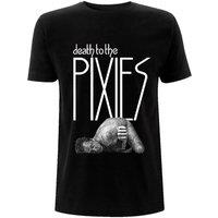 Pixies Men's Death To The Cotton T-Shirt in Black | Size: XL