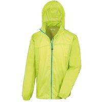 Result Men's Lightweight Packaway Jacket in Lime | Size: XL