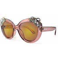 Ruby Rocks Women's Dubai Gem Detail Sunglasses in Pink