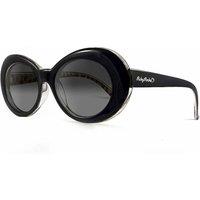 Ruby Rocks Women's Antigua Oval Sunglasses in Black