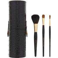 Joan Collins Women's Good To Go Brush Caddy With 3 Brushes in Black