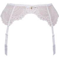 Gossard Women's Superboost Lace Suspender - White | Size: Small