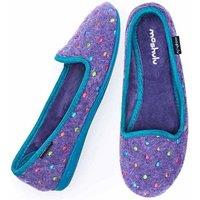 Moshulu Women's 'Amaretti' Ballerina Slippers in Violet | Size: 5