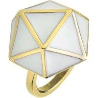 STORM Jewellery Women's Storm Geo Ring in Gold | Size: P