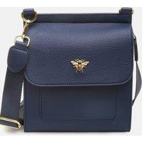 ALICE WHEELER LONDON Women's Bloomsbury Messenger Cross Body Bag in Navy