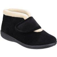 Fleet & Foster Women's Levitt Bootie Slipper in Black | Size: 6